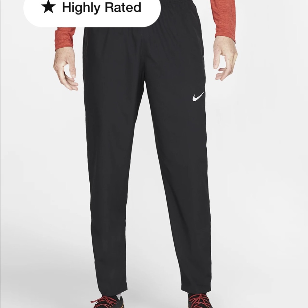 Nike Men's Woven Running Pants Black